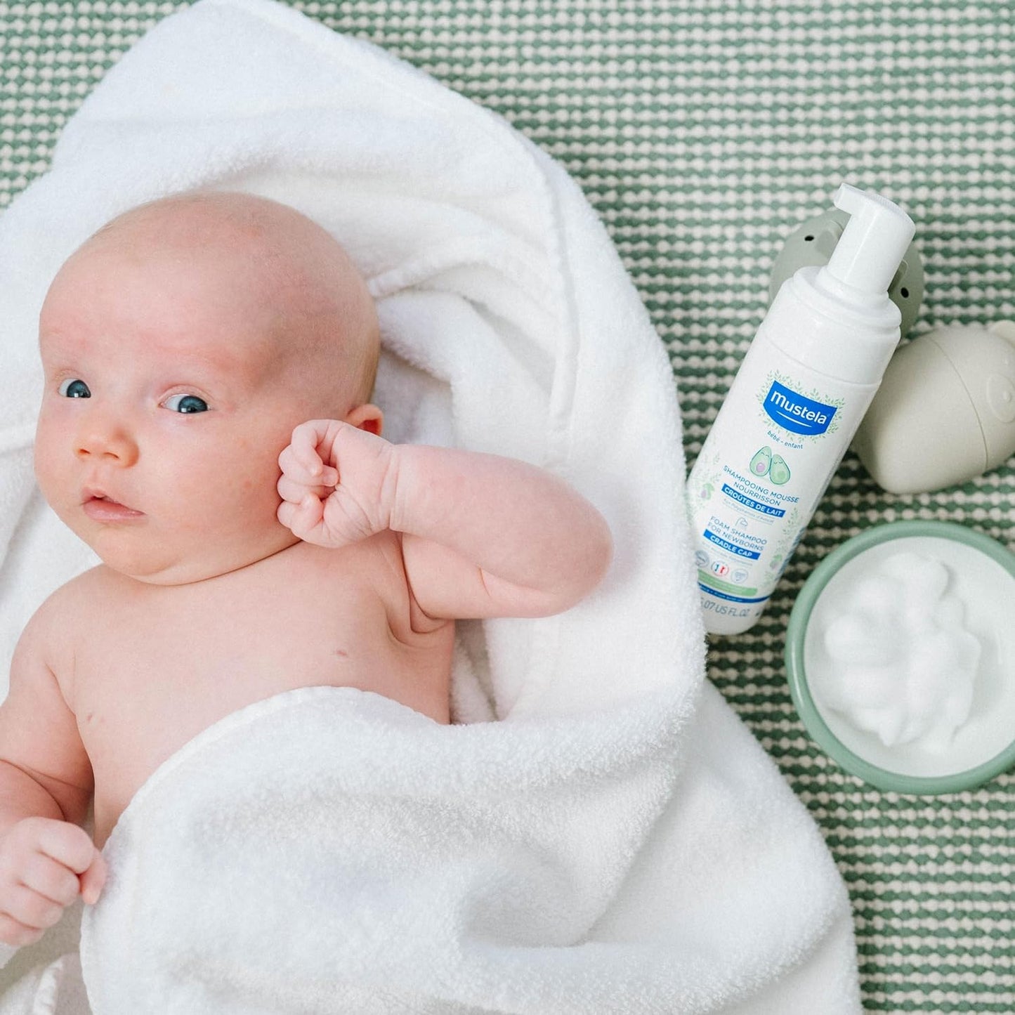 Mustela Cradle Cap Foam Shampoo for Newborn - 150ml