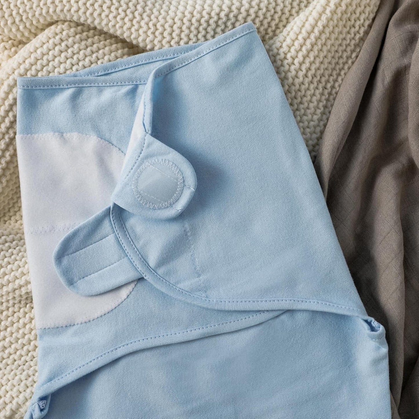 Pack of 3 Swaddle blankets - Sky Blue