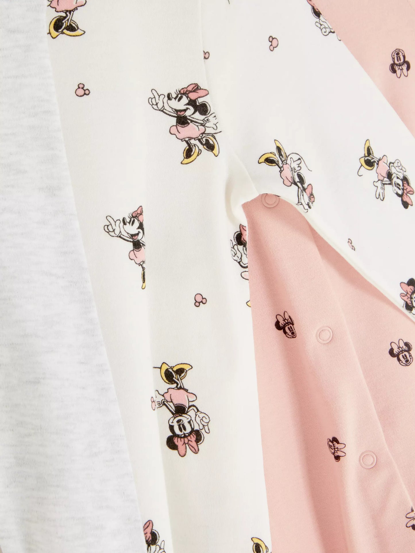 Pack of 3 Minnie Mouse sleepsuits