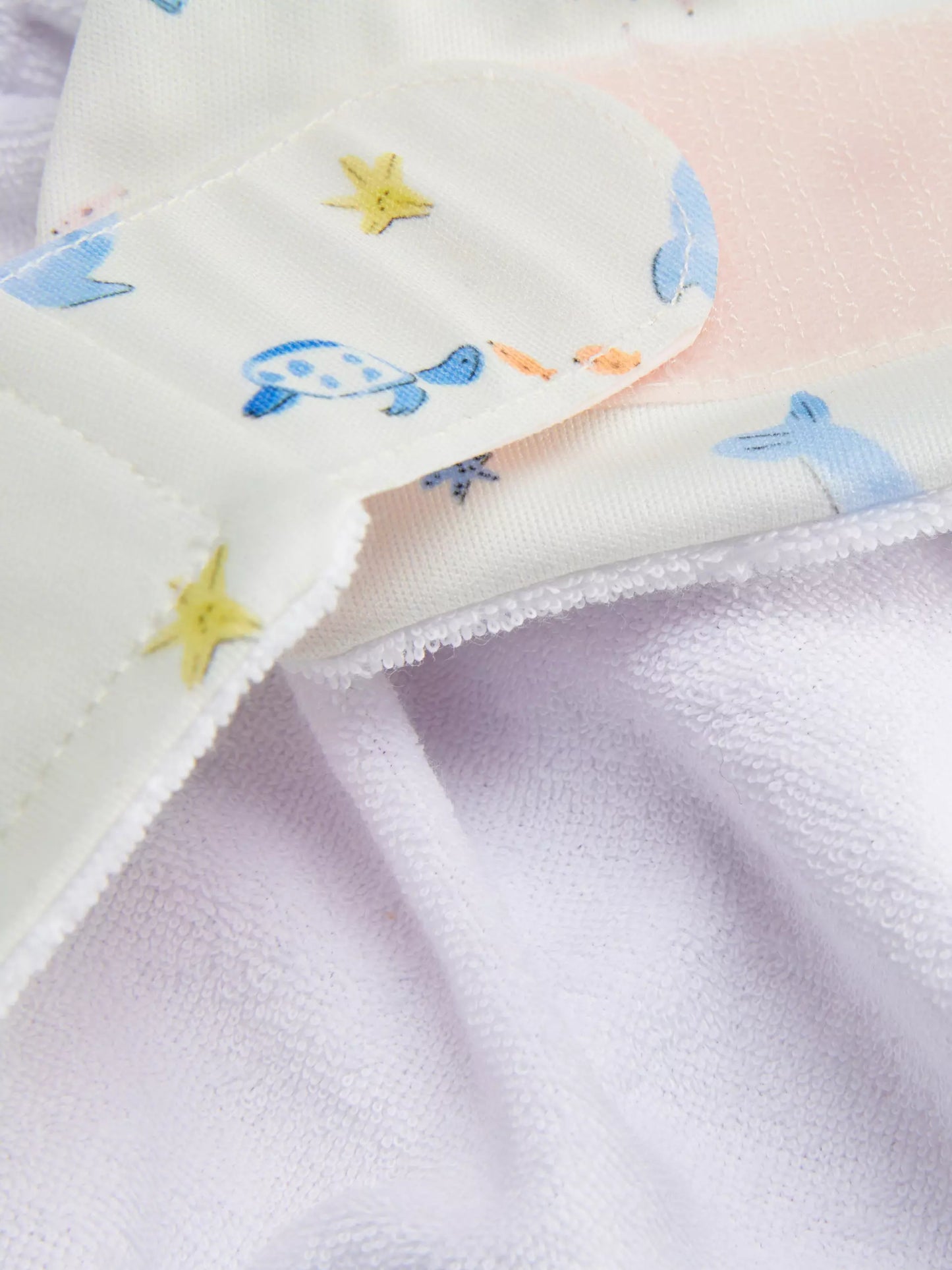 Reusable swim nappy - White Marine
