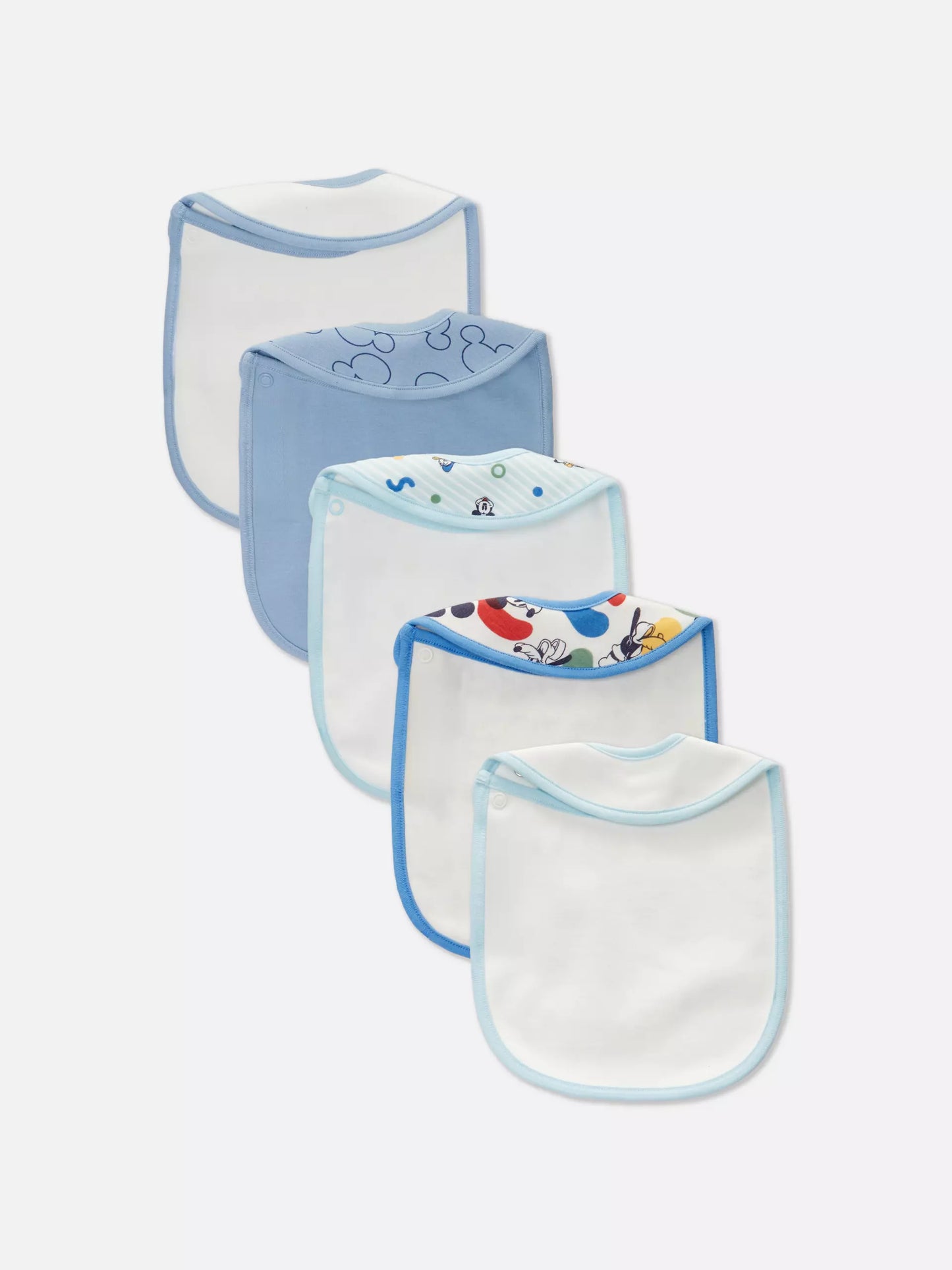5pk Disney’s Mickey Mouse & Pluto Dribble Bibs