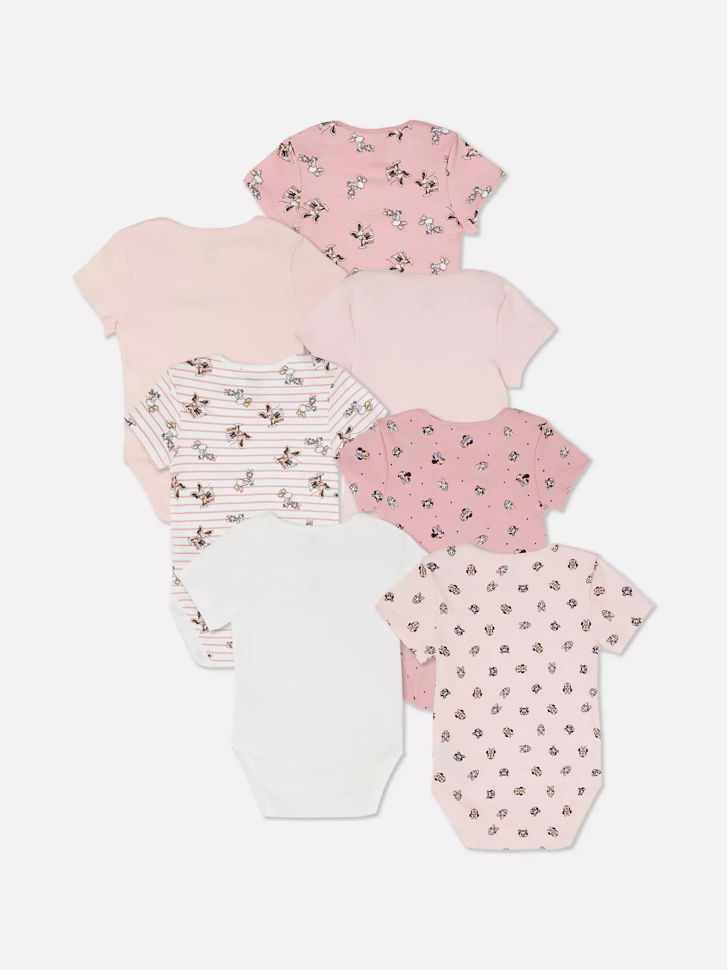 Minnie Mouse & Daisy Duck - Pack of 7 bodysuits