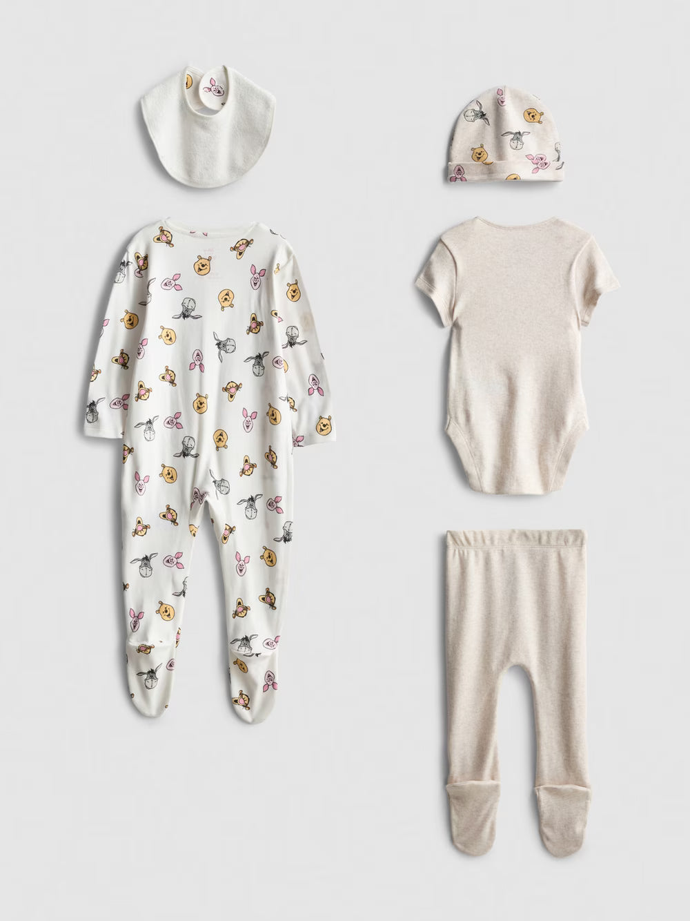 Winnie the Pooh Newborn Starter Set - 5 Pieces