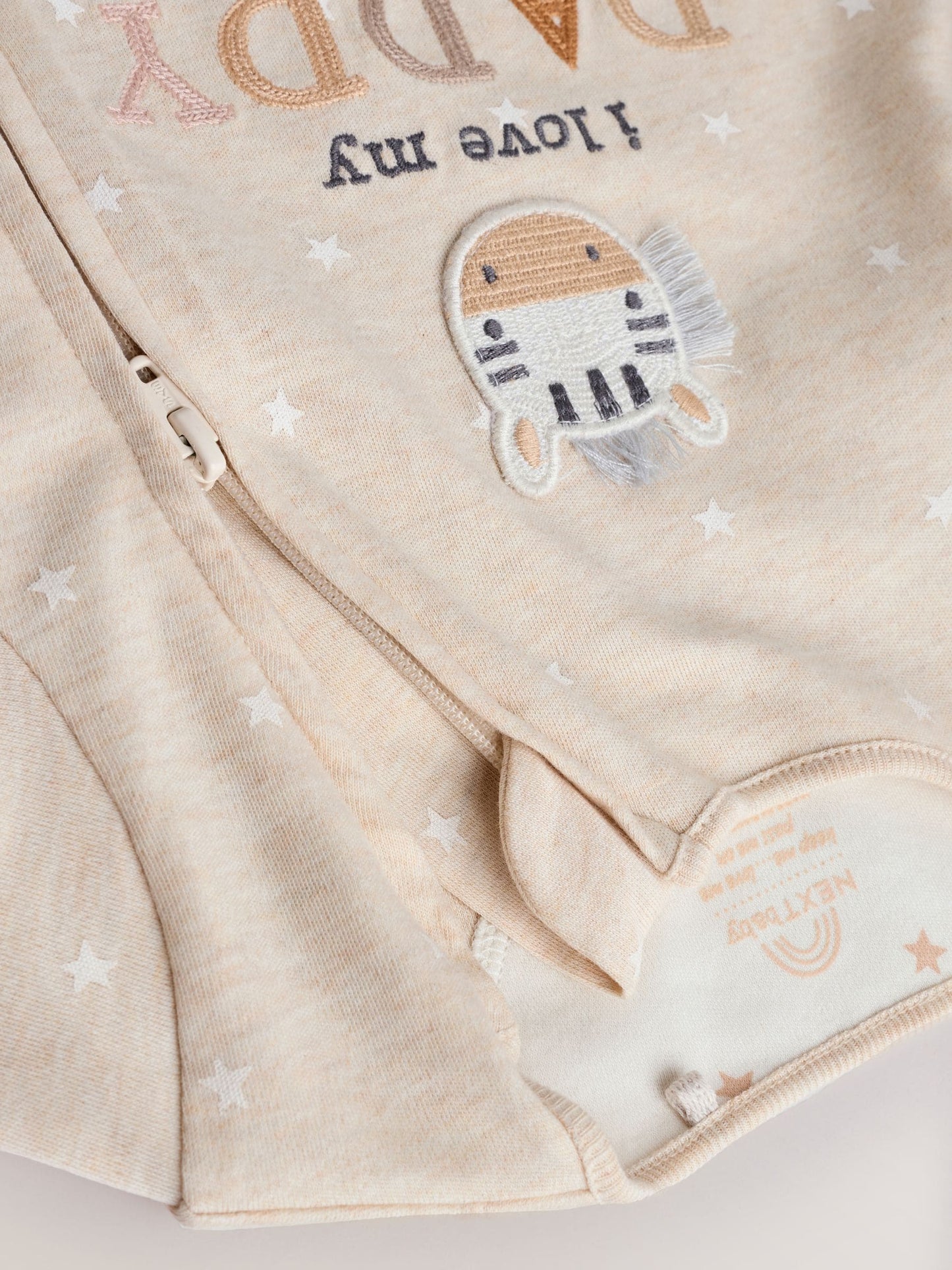 I Love My Daddy - Two Way Zip Baby Sleepsuit