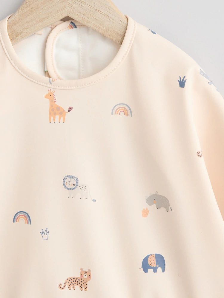 Mini Jungle - Weaning And Feeding Sleeved Bib