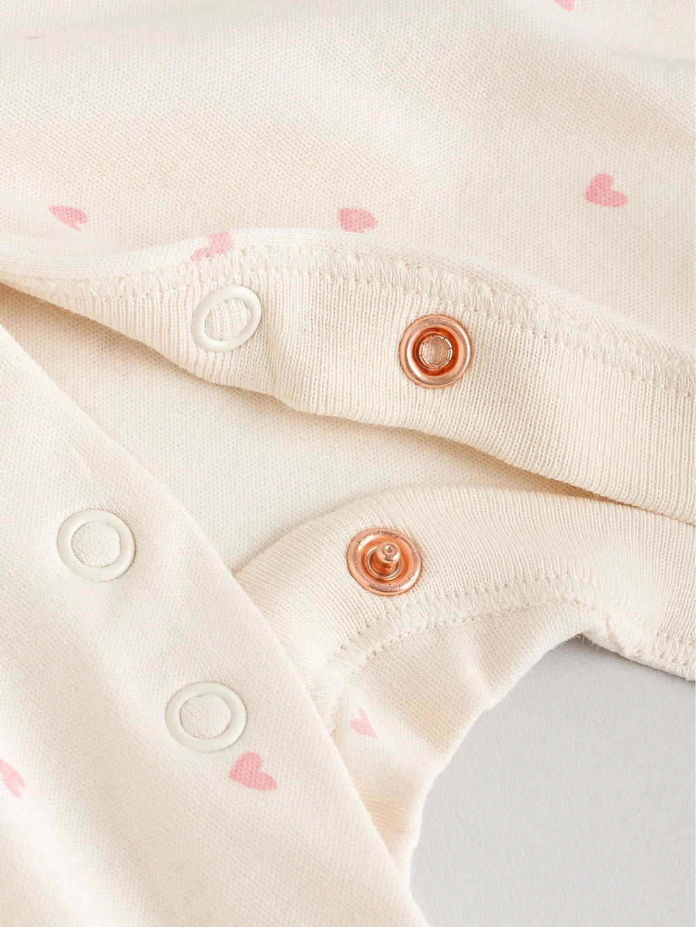 4 Piece Baby Set - Sleepsuit, Bodysuit, Beanie and Bib - Pink