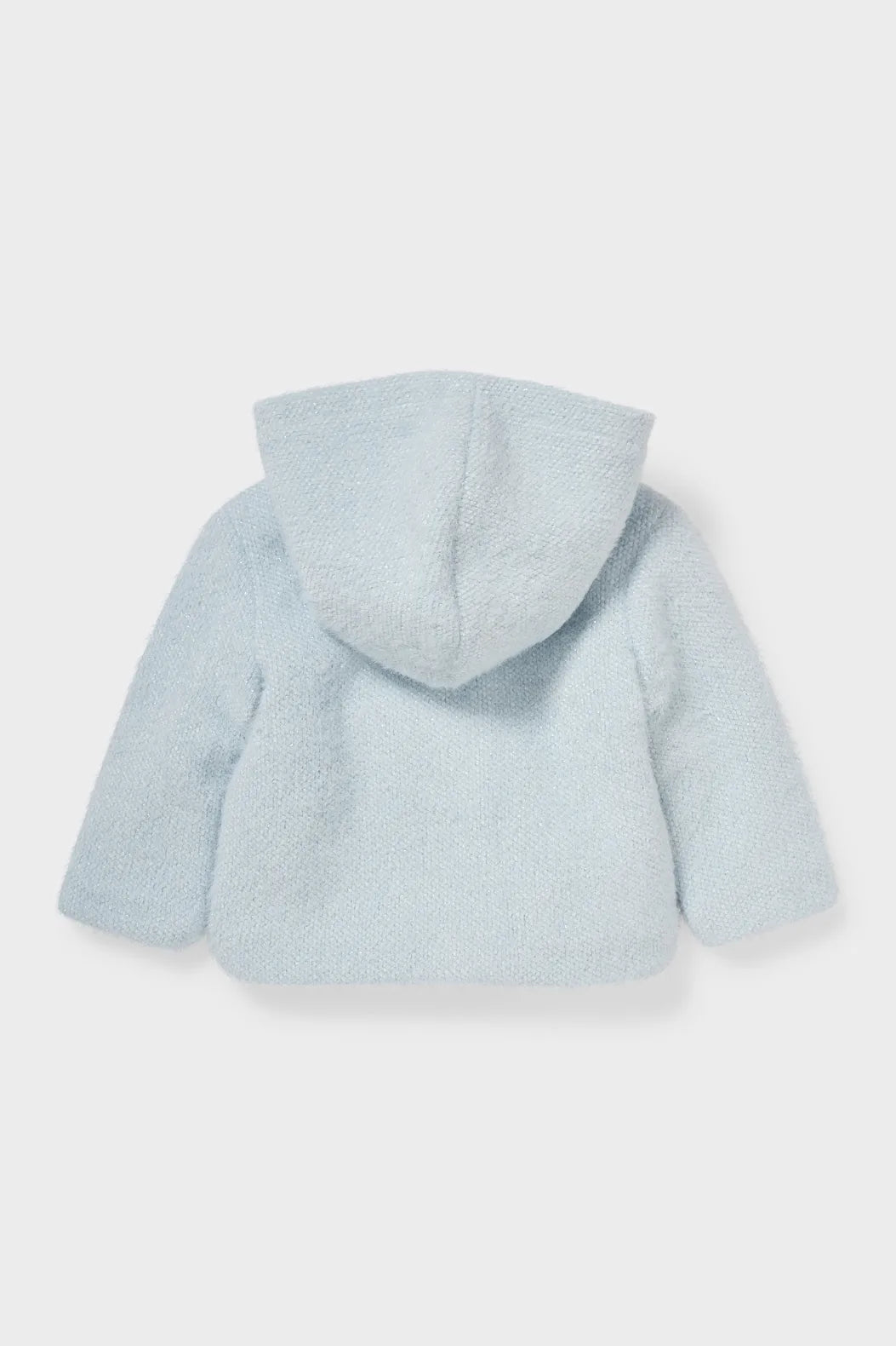 Baby lined cardigan with hood