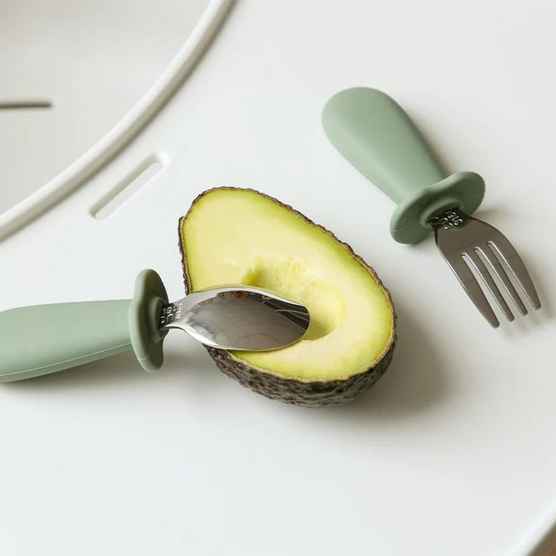 Baby poon & Fork Set - Green