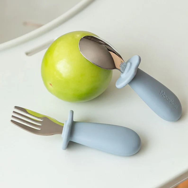 Baby poon & Fork Set - Blue