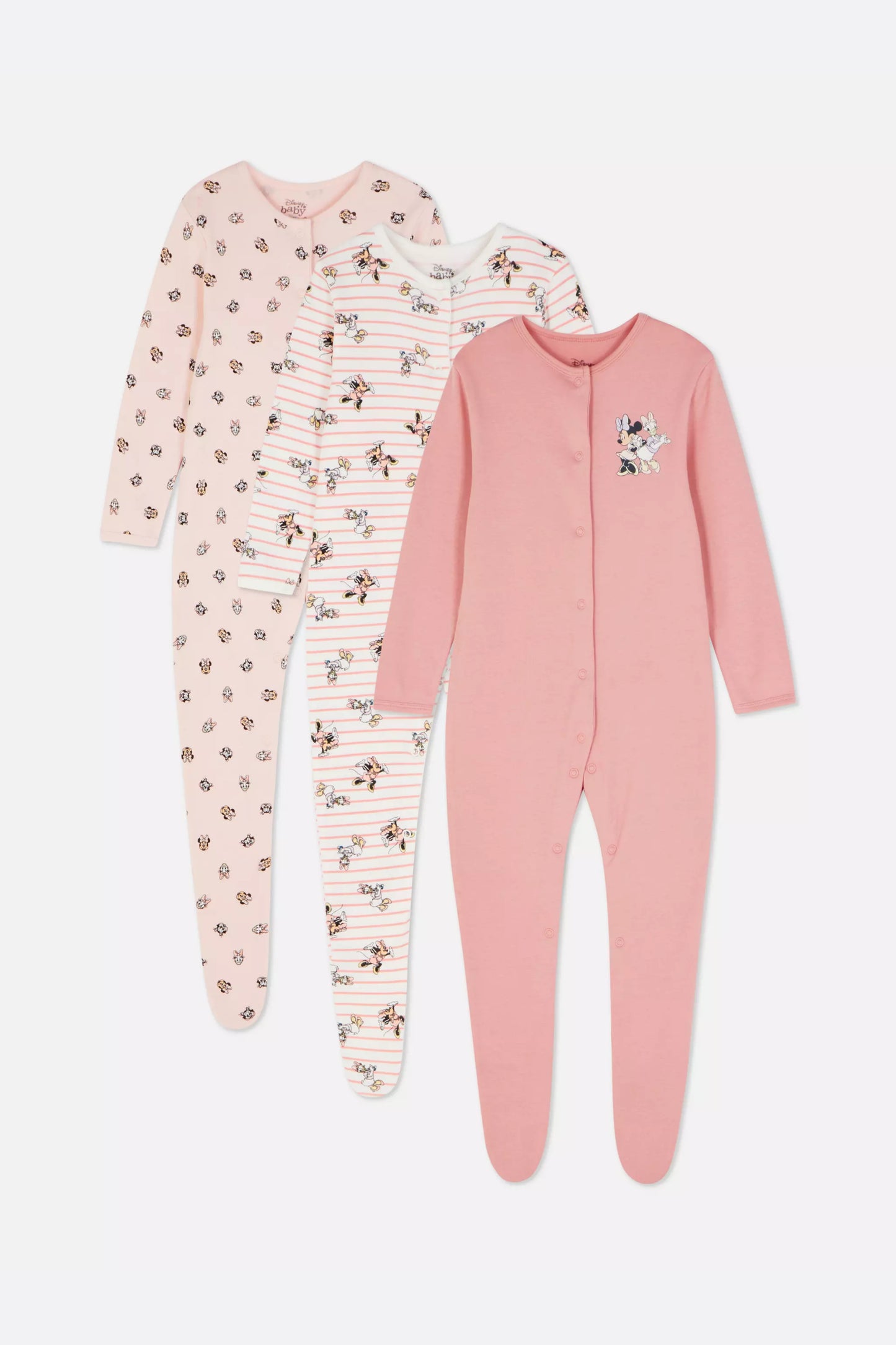 Minnie Mouse & Friends - Pack of 3 sleepsuits