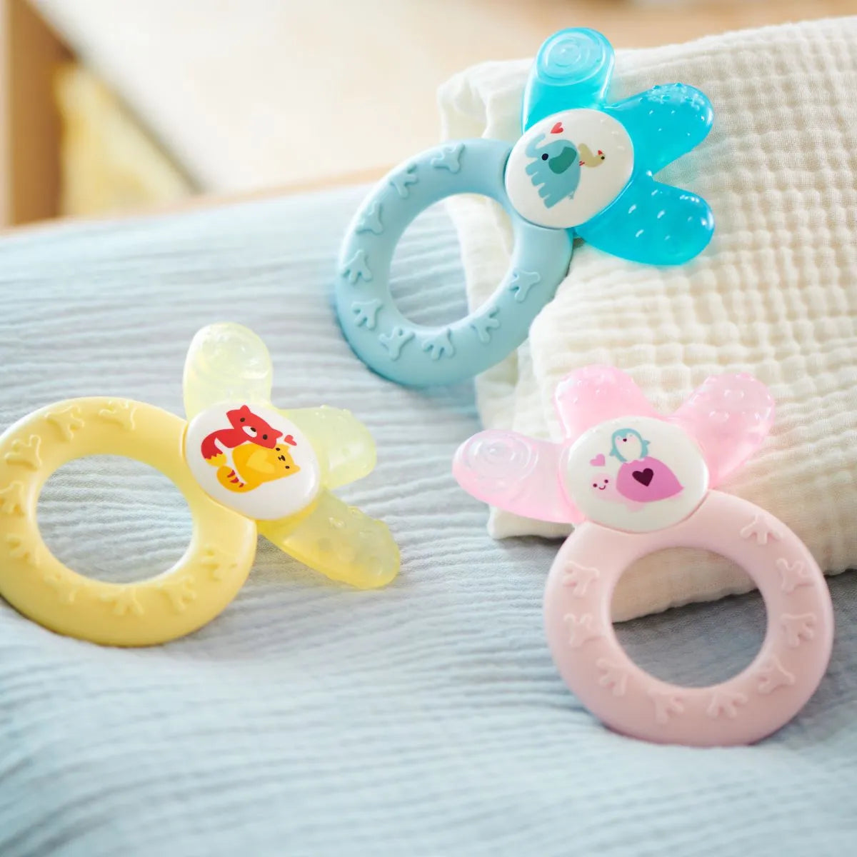 Cooler Teething Ring - 4+ Months- Blue