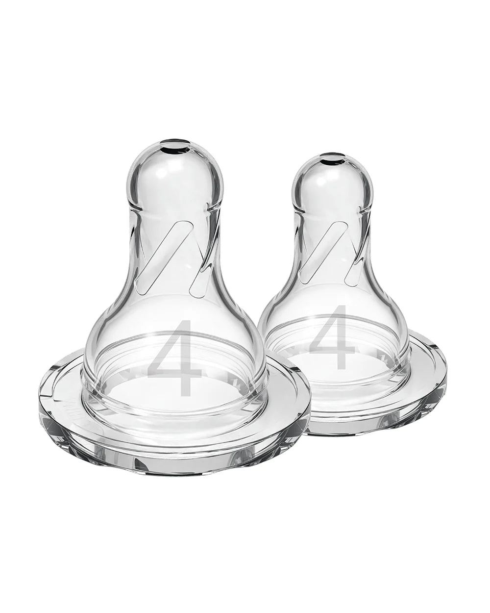 Dr. Brown’s Narrow Neck Options+ Nipple, Level-4 (9m+), 2-Pack