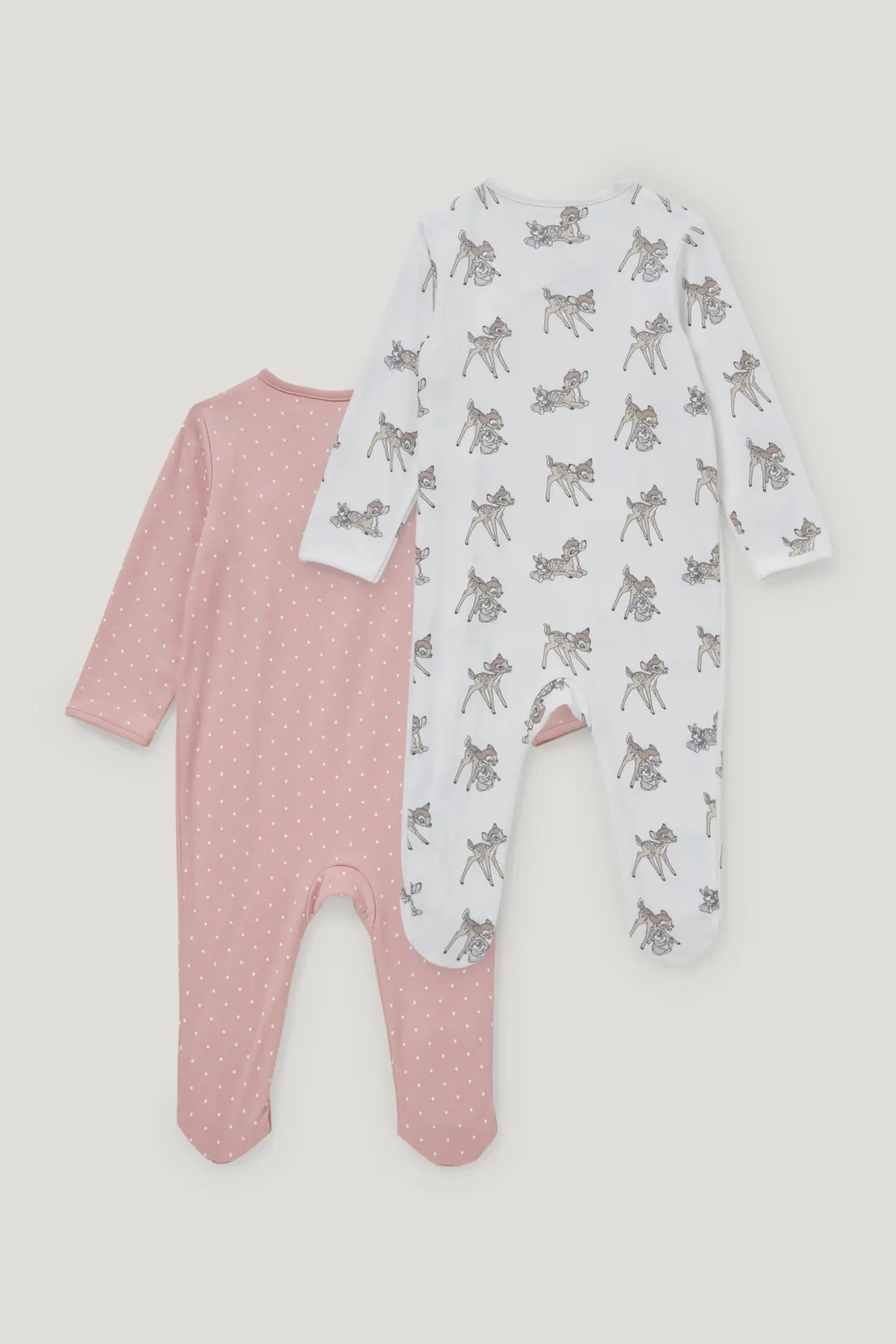 Pack of 2 baby Sleepsuits - Bambi