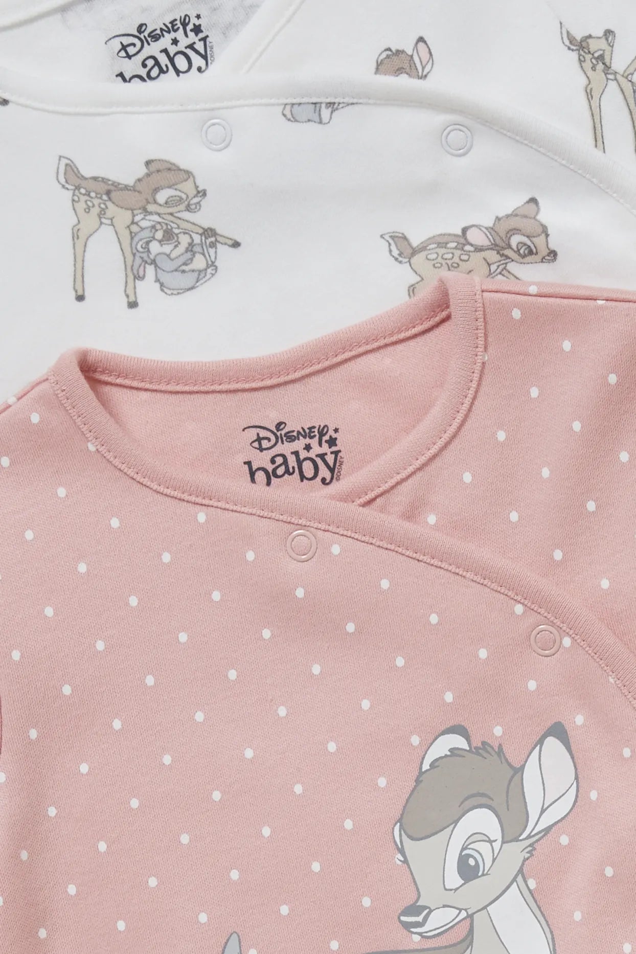 Pack of 2 baby Sleepsuits - Bambi