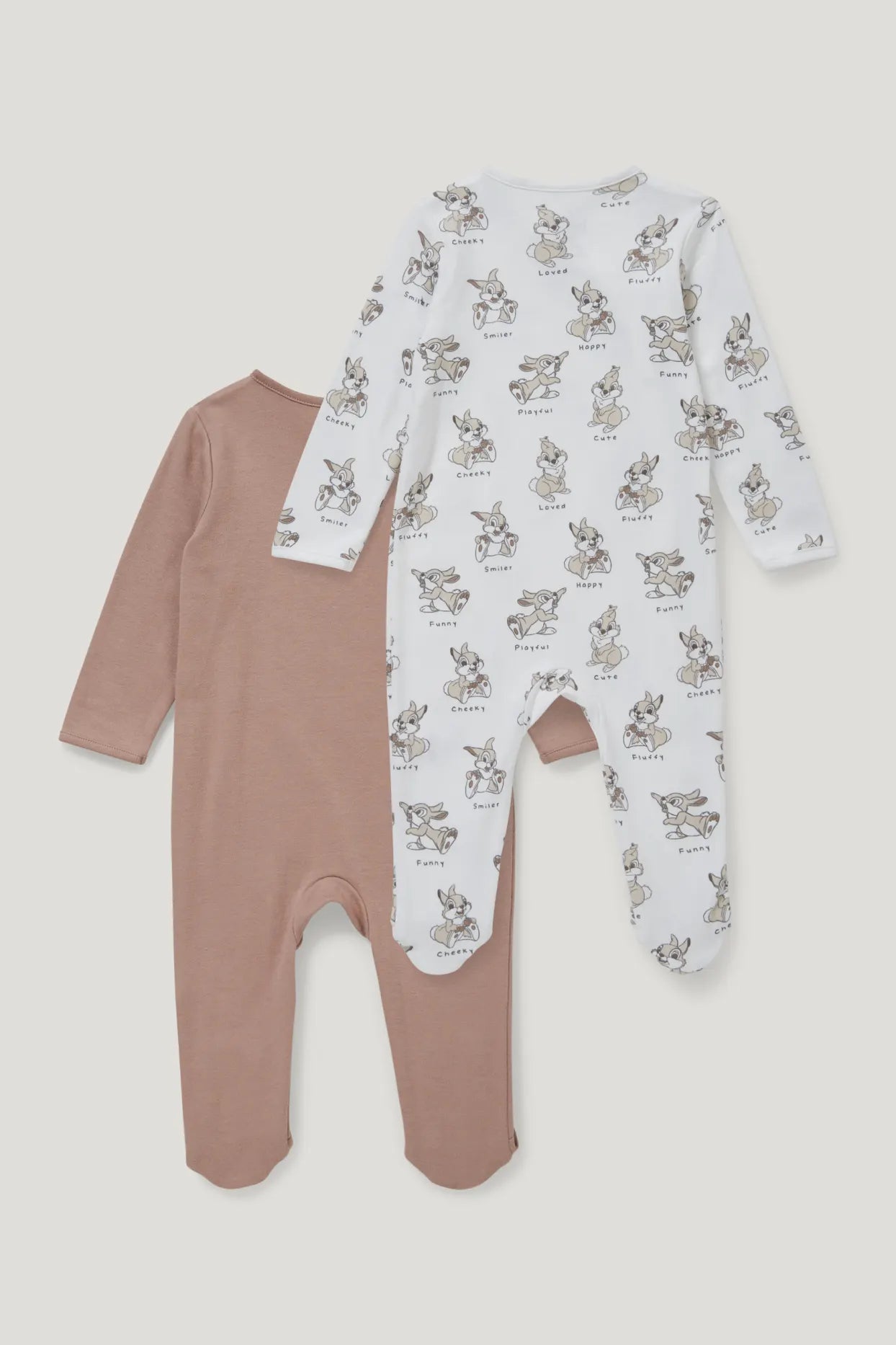Pack of 2 baby Sleepsuits - Bambi Thumper