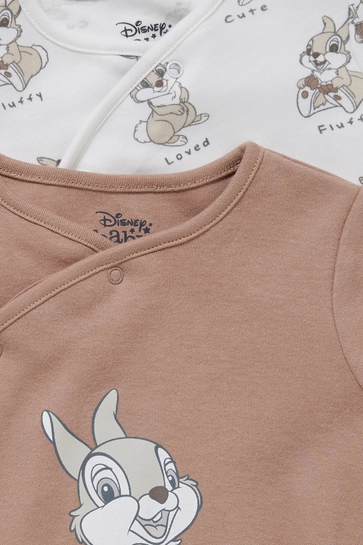 Pack of 2 baby Sleepsuits - Bambi Thumper