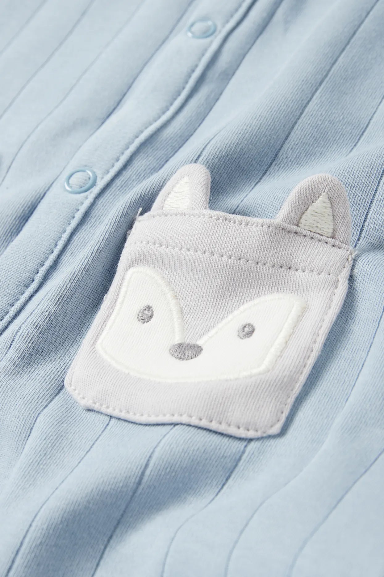 Pack of 3 baby sleepsuits - Blue Forrest