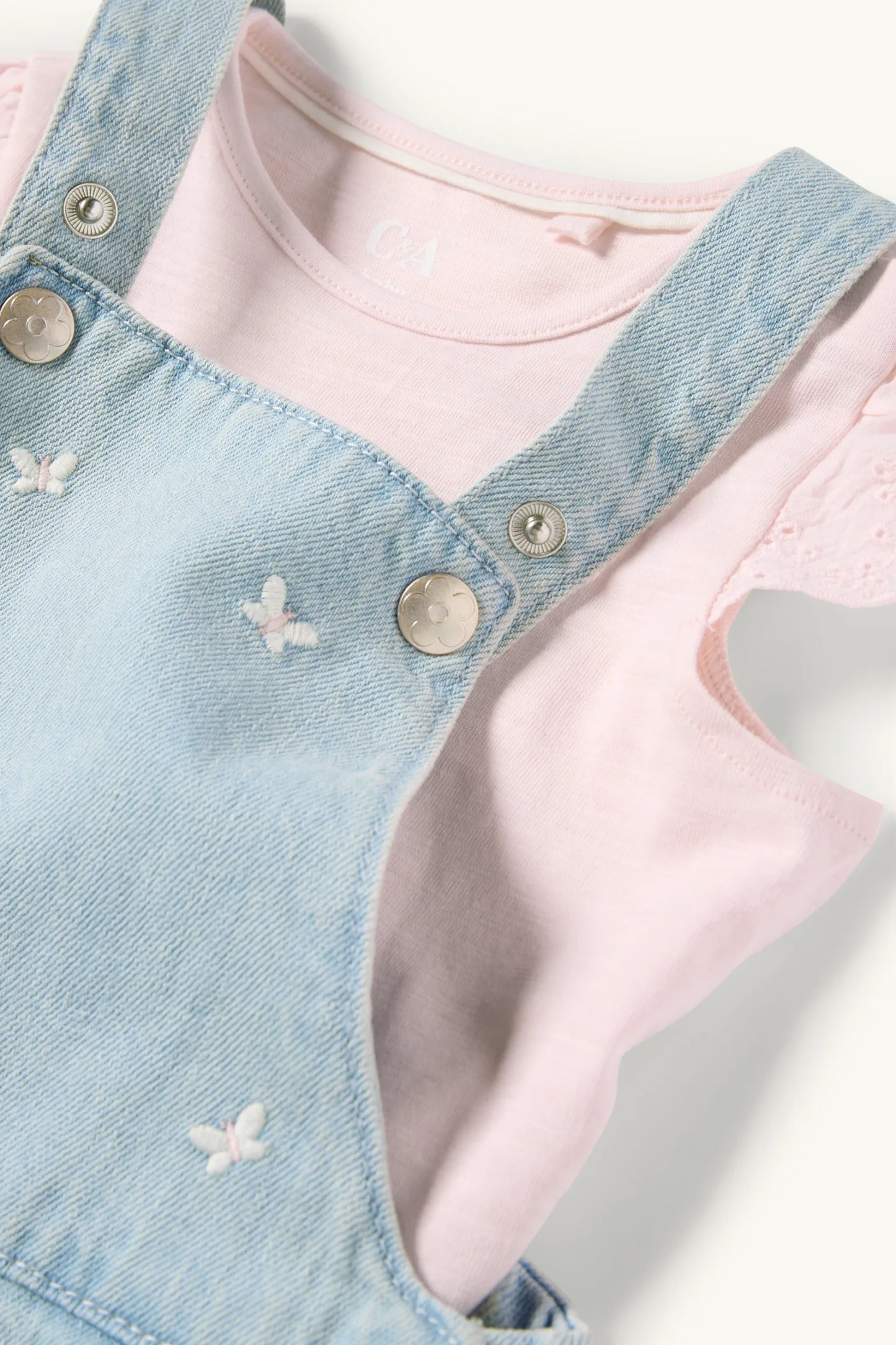 Butterfly - baby Dungarees set - 2 piece