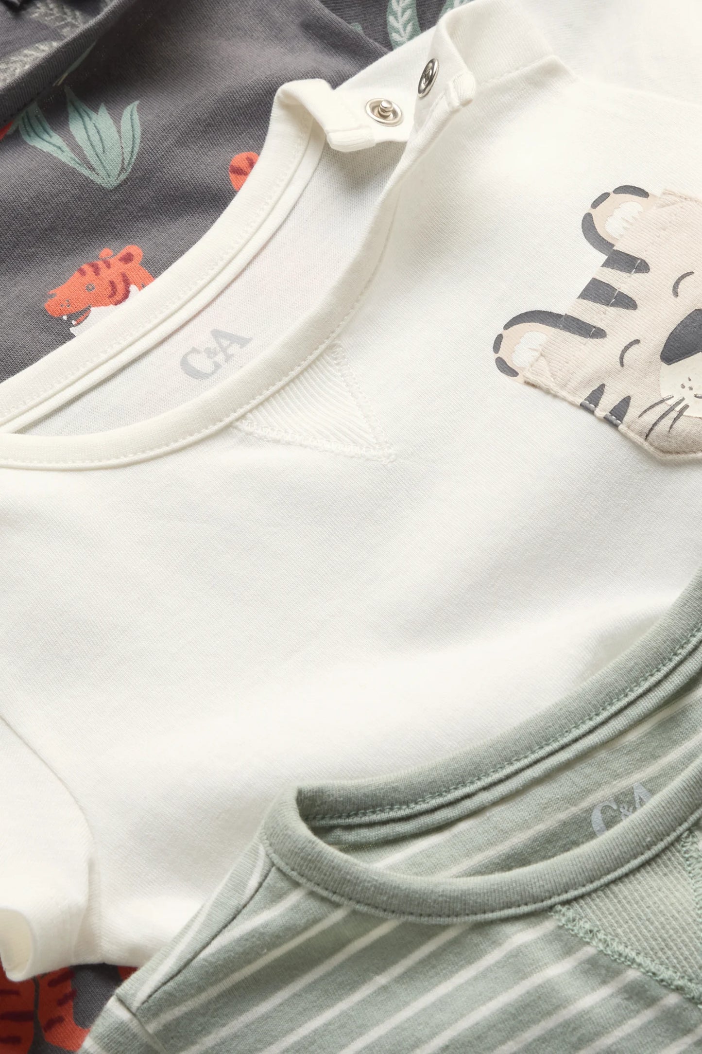 Multipack of 3 - safari - short sleeve T-shirt