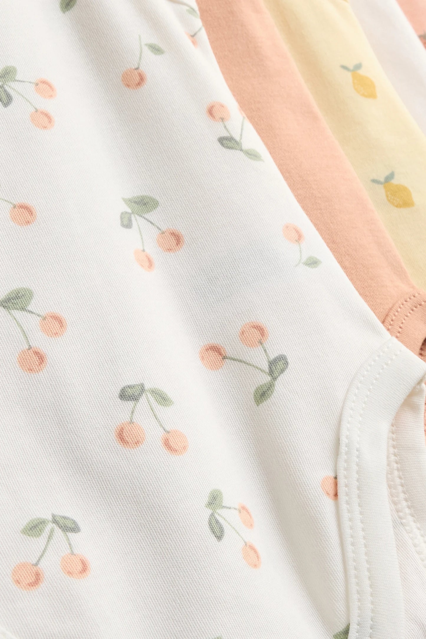 Multipack of 5 - fruit - baby bodysuit