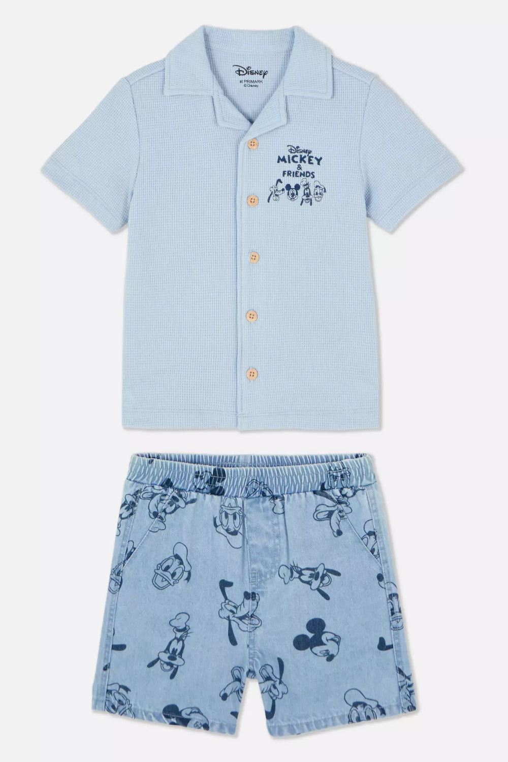 Mickey Mouse & Friends Polo Shirt and Denim Shorts Set