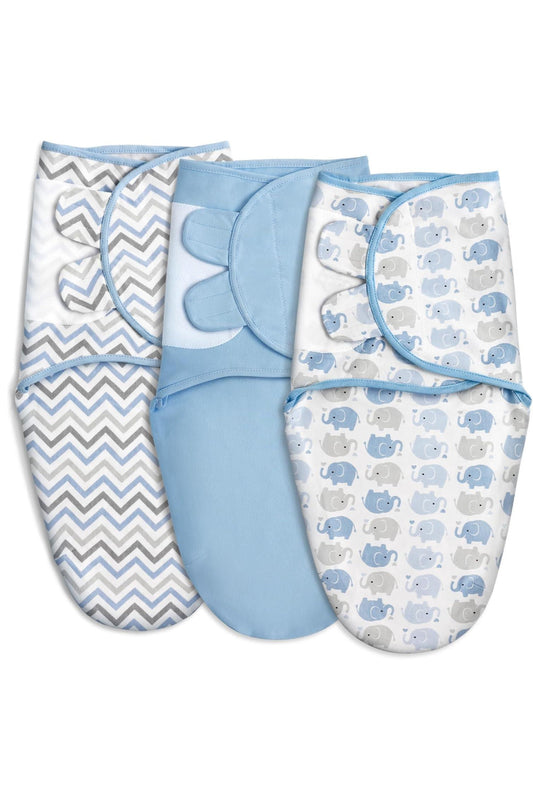 Pack of 3 Swaddle blankets - Sky Blue