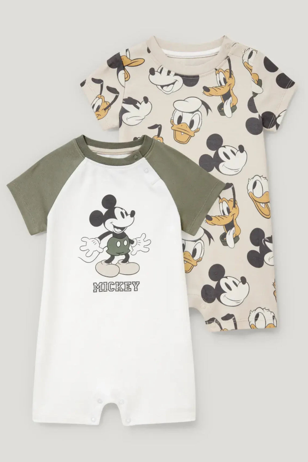Mickey Mouse - Pack of 2 rompers - 3/6 months