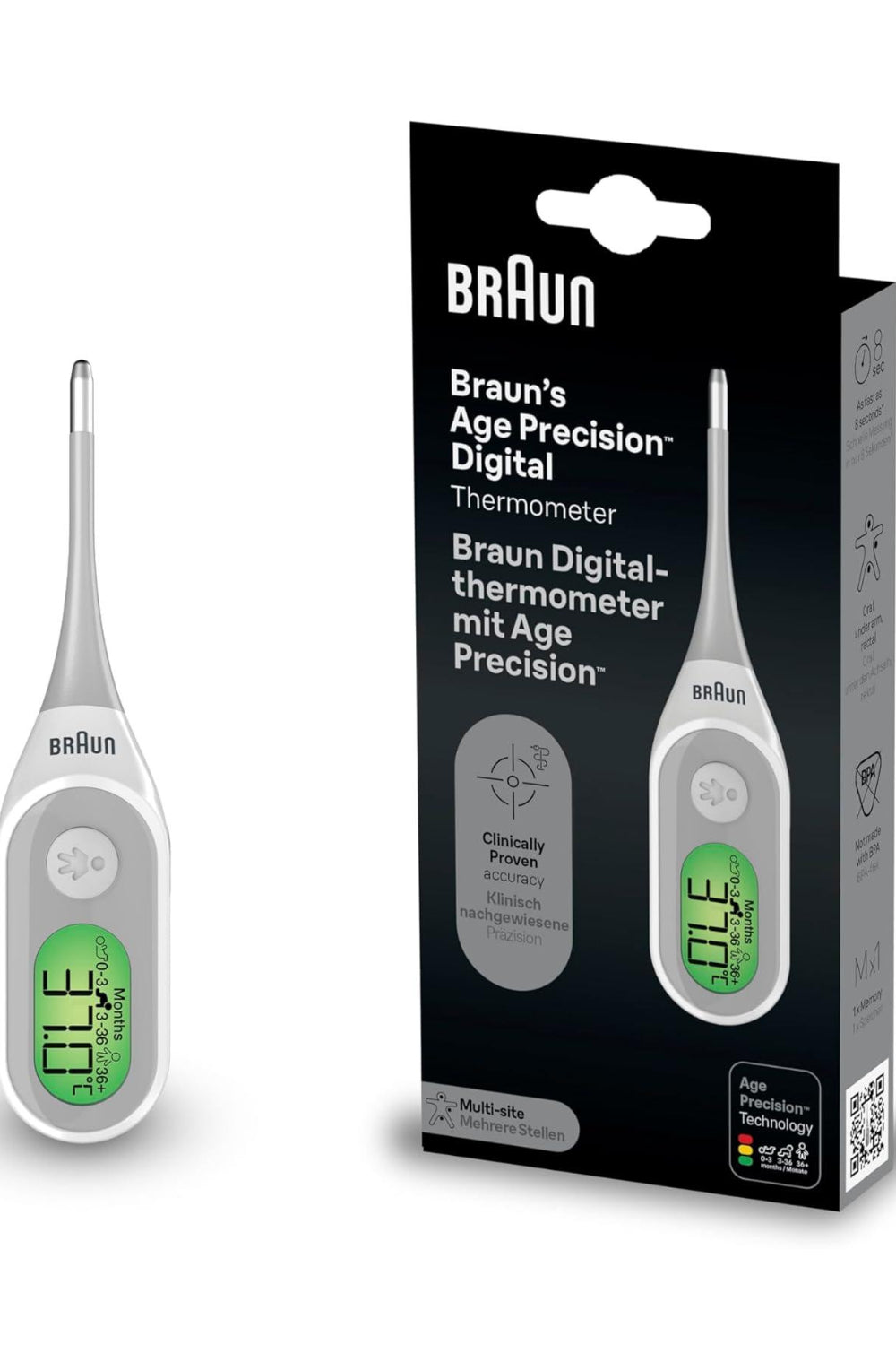 Braun Age Precision Digital thermometer