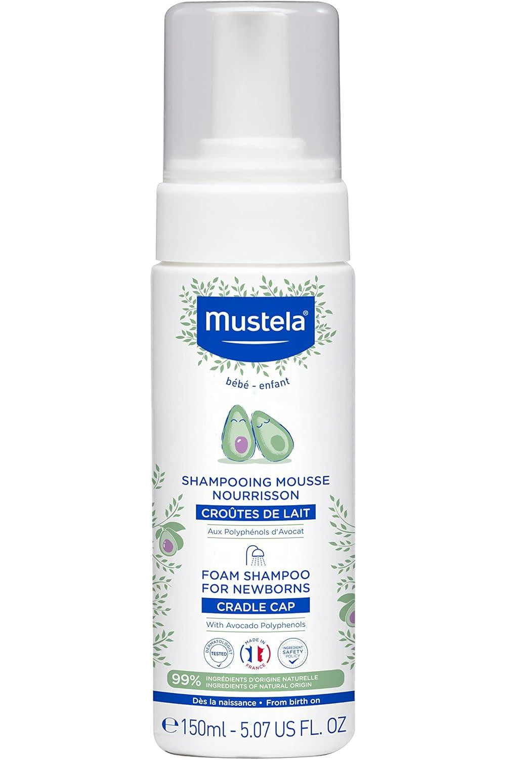Mustela Cradle Cap Foam Shampoo for Newborn - 150ml