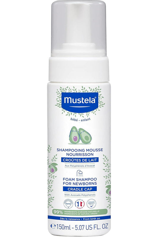 Mustela Cradle Cap Foam Shampoo for Newborn - 150ml