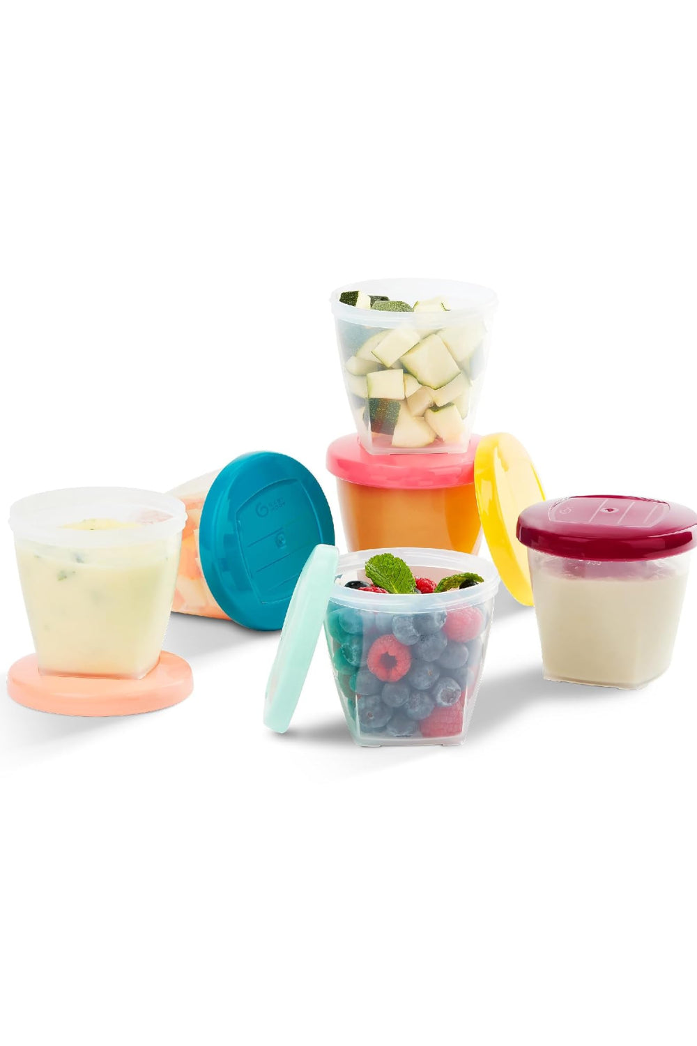 Babymoov Food Storage Containers - 6 pieces - 250 ml