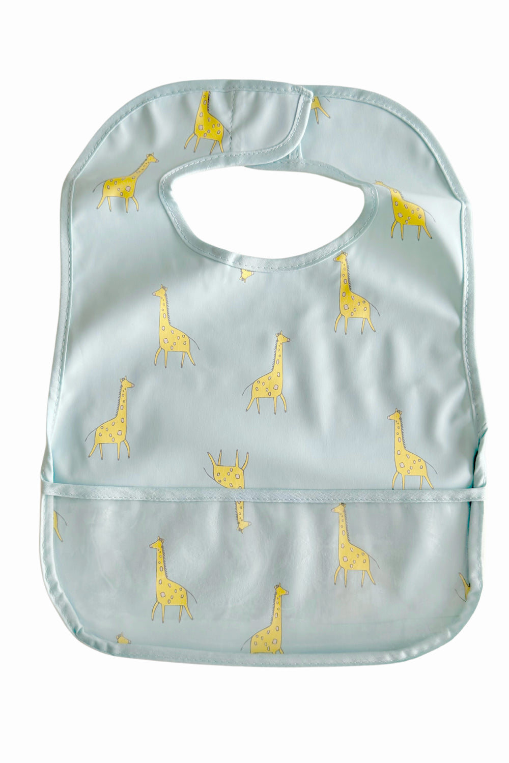 Pack of 2 wipeable bibs with pocket - Zoo animals