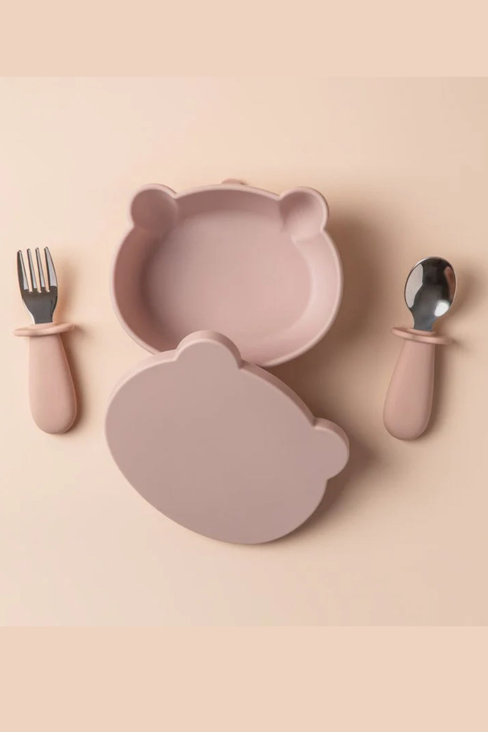 Baby Suction Bowl Set - Pink