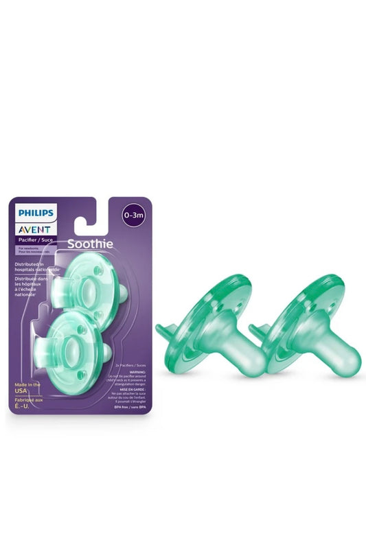 Philips Avent Soothie Pacifiers - Pack of 2 - 0/3 Months, USA Edition