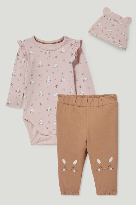 Baby Girl Outfit - 3 Pieces