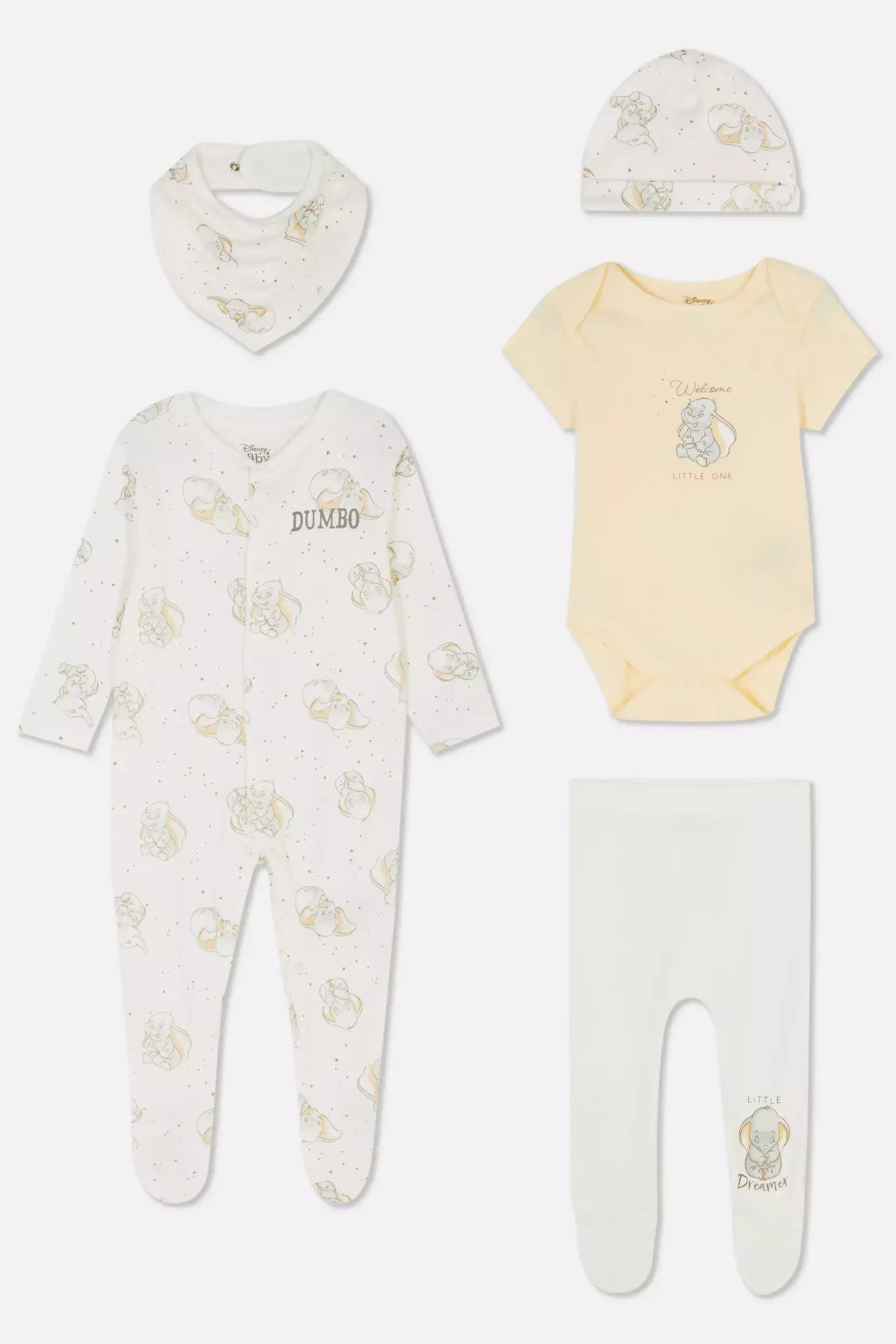 Dumbo Newborn Starter Set - 5 Pieces