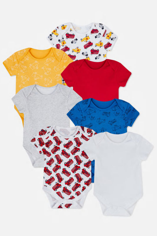 Pack of 7 bodysuits - Cars
