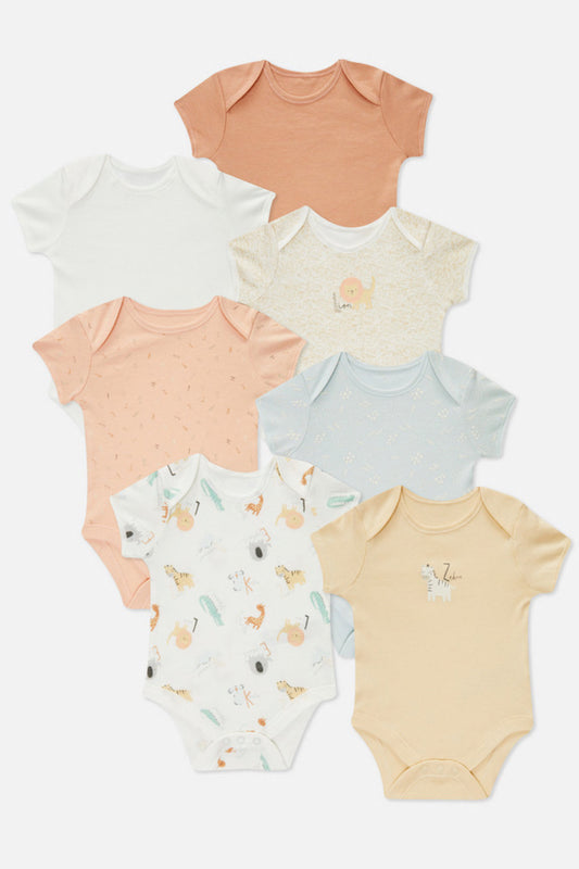 Pack of 7 bodysuits - Zoo