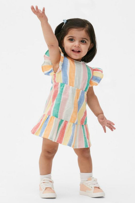 Baby Girl colorful layered dress