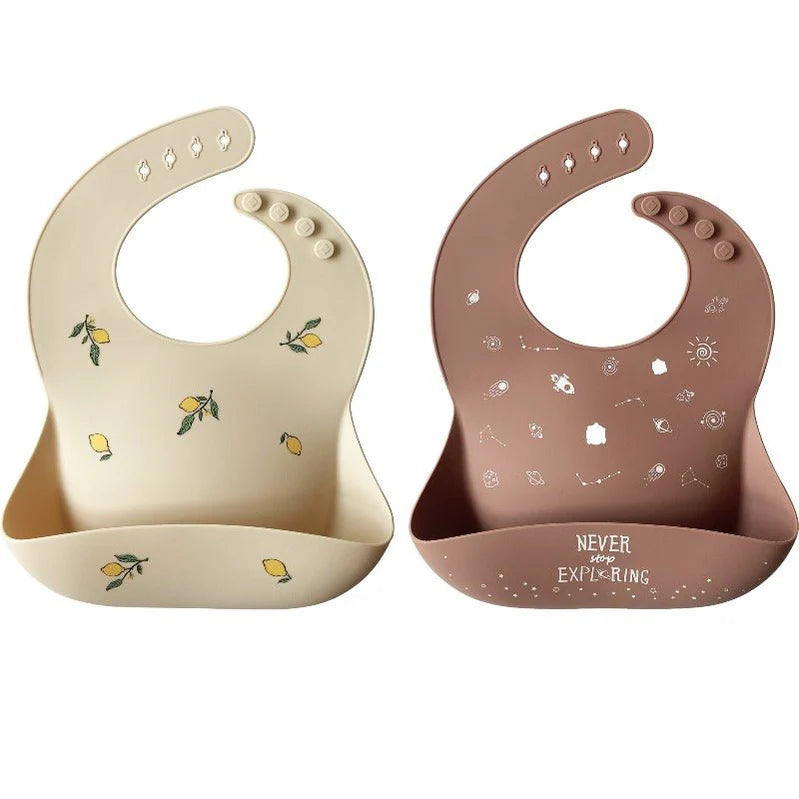 Silicone Baby Bibs, BPA Free for Babies and Toddlers