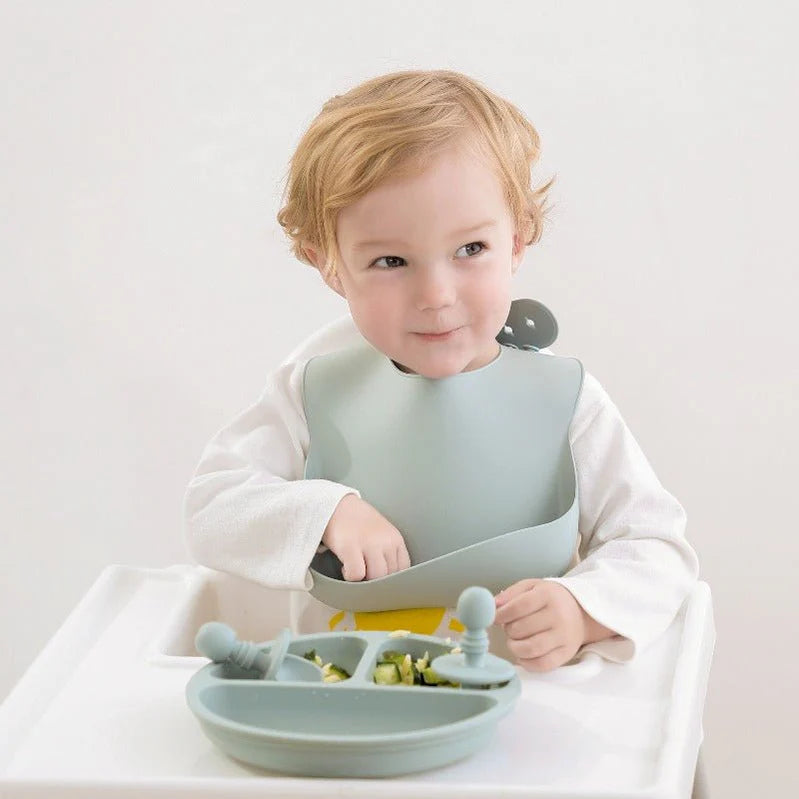 Silicone Baby Bibs, BPA Free for Babies and Toddlers