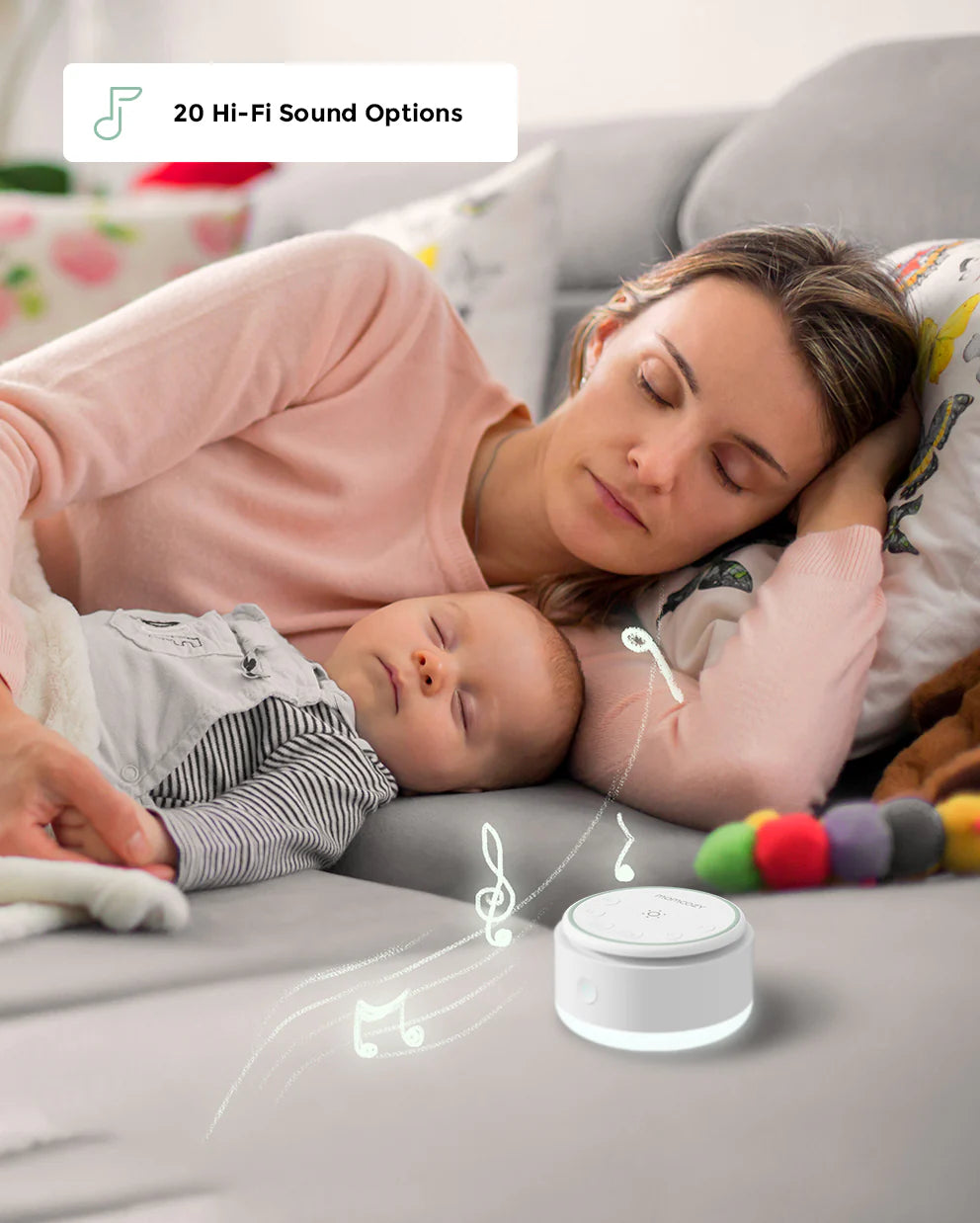 Momcozy Baby Sound Machine - Cold Light