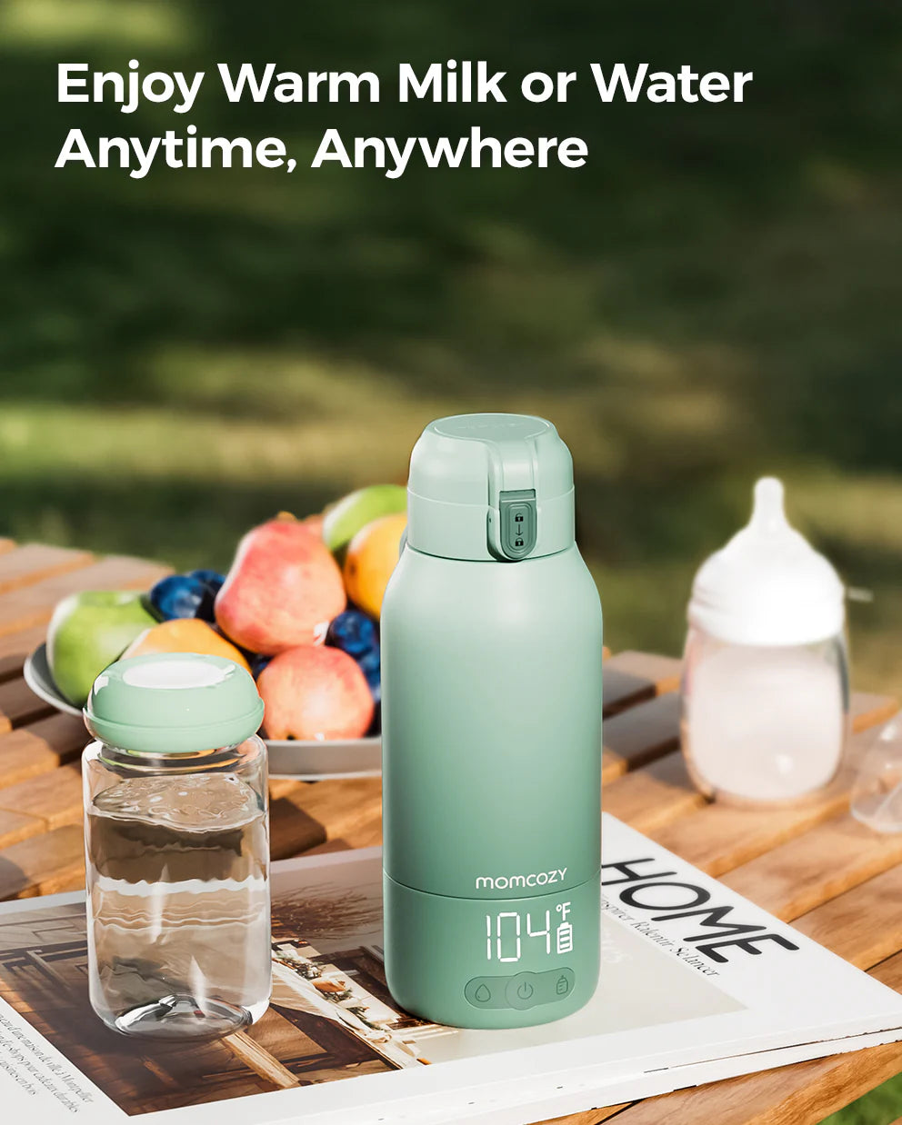 Momcozy - Superfast Portable Baby Bottle Warmer for Travel
