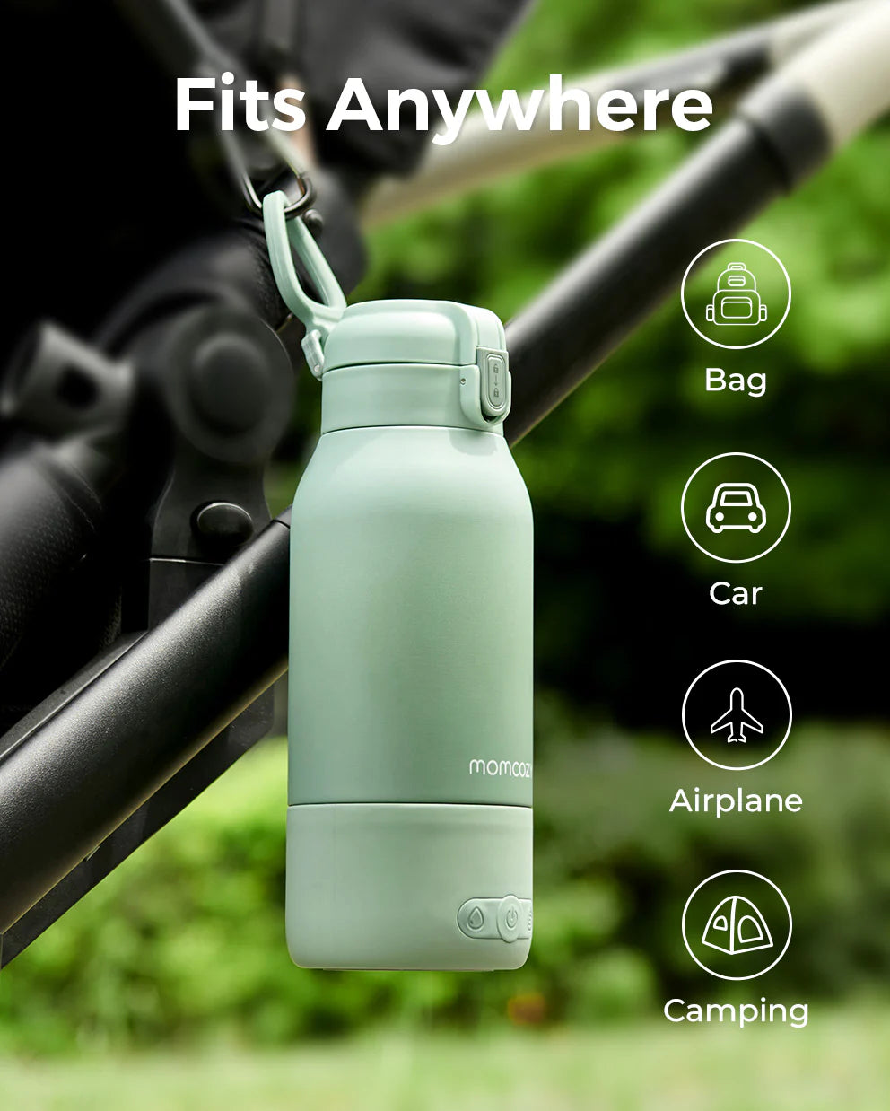 Momcozy - Superfast Portable Baby Bottle Warmer for Travel