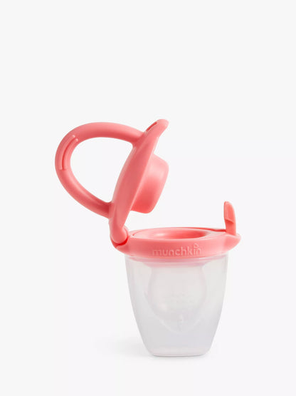 Munchkin Silicon baby Food/Fruit Feeder, 6m+ -  Pink