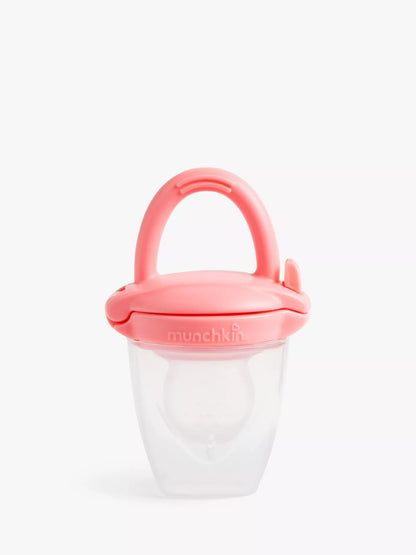 Munchkin Silicon baby Food/Fruit Feeder, 6m+ -  Pink