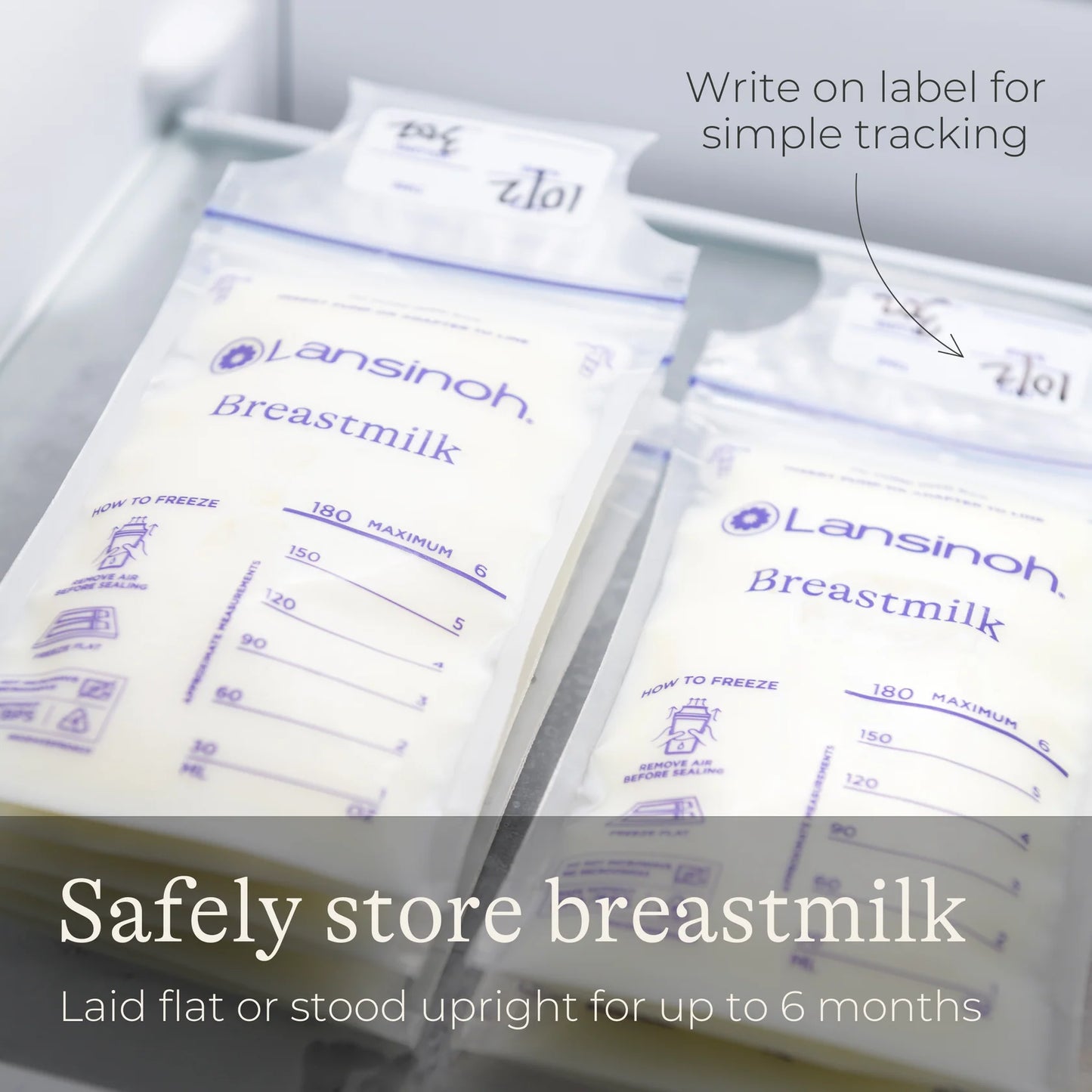Lansinoh - breast milk storage bags, 25 pieces