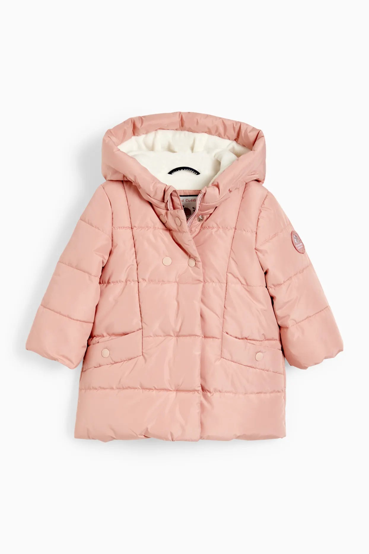 Baby lined bomber coat