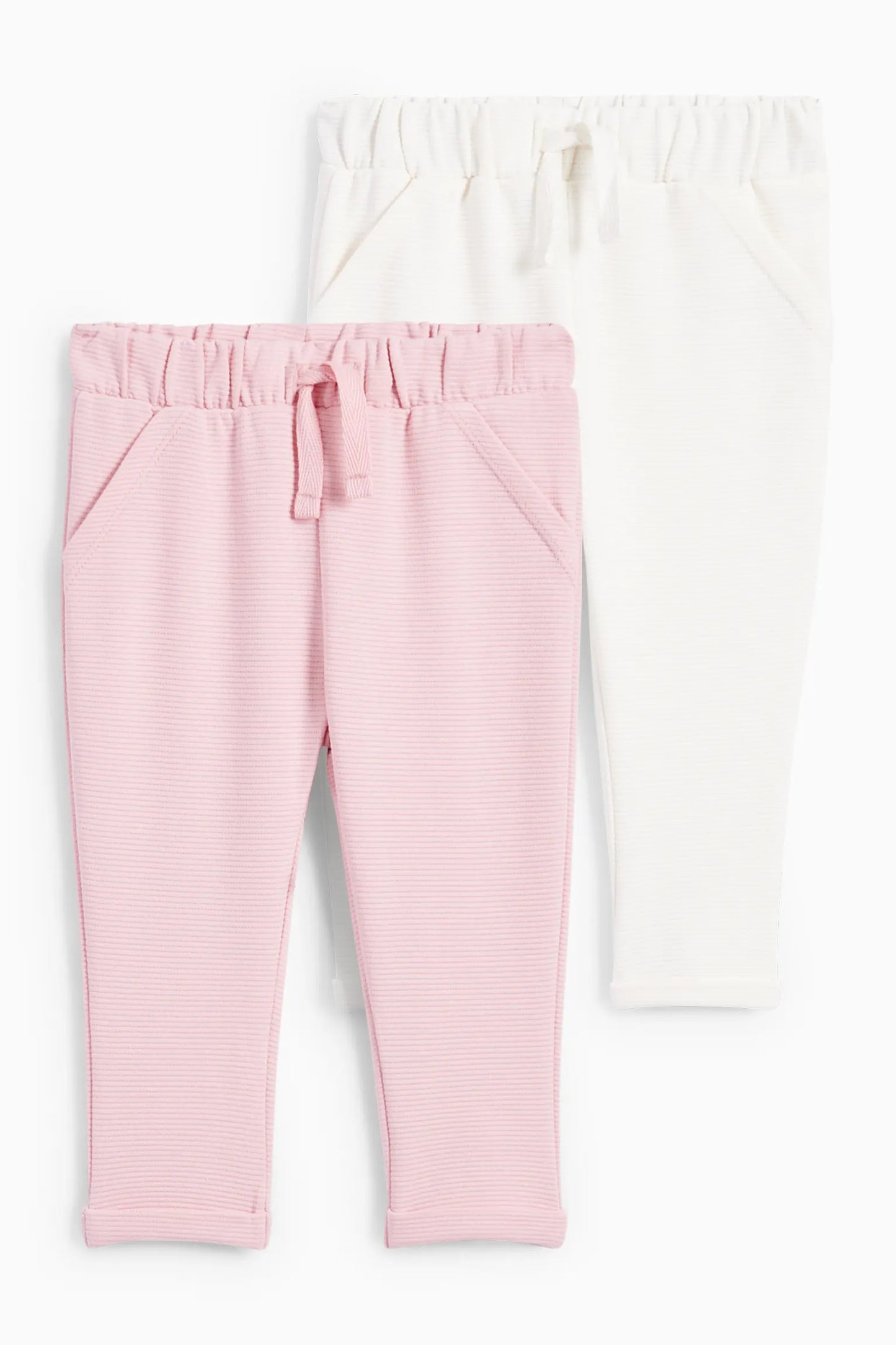 Pack of 2 baby girl joggers