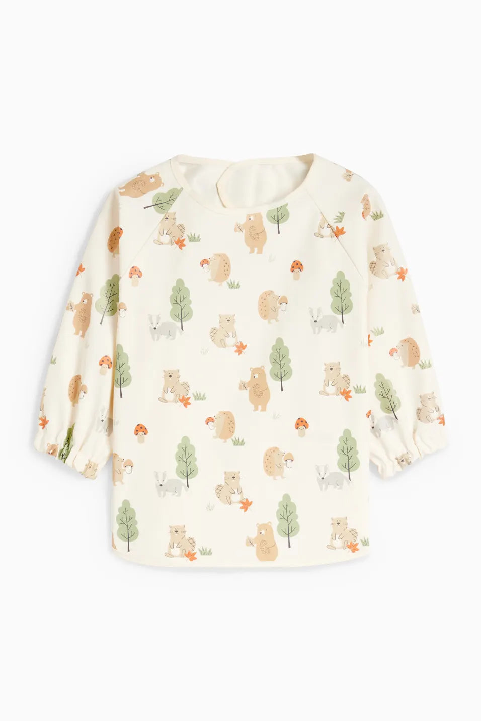 Forest animals - baby coverall bibs
